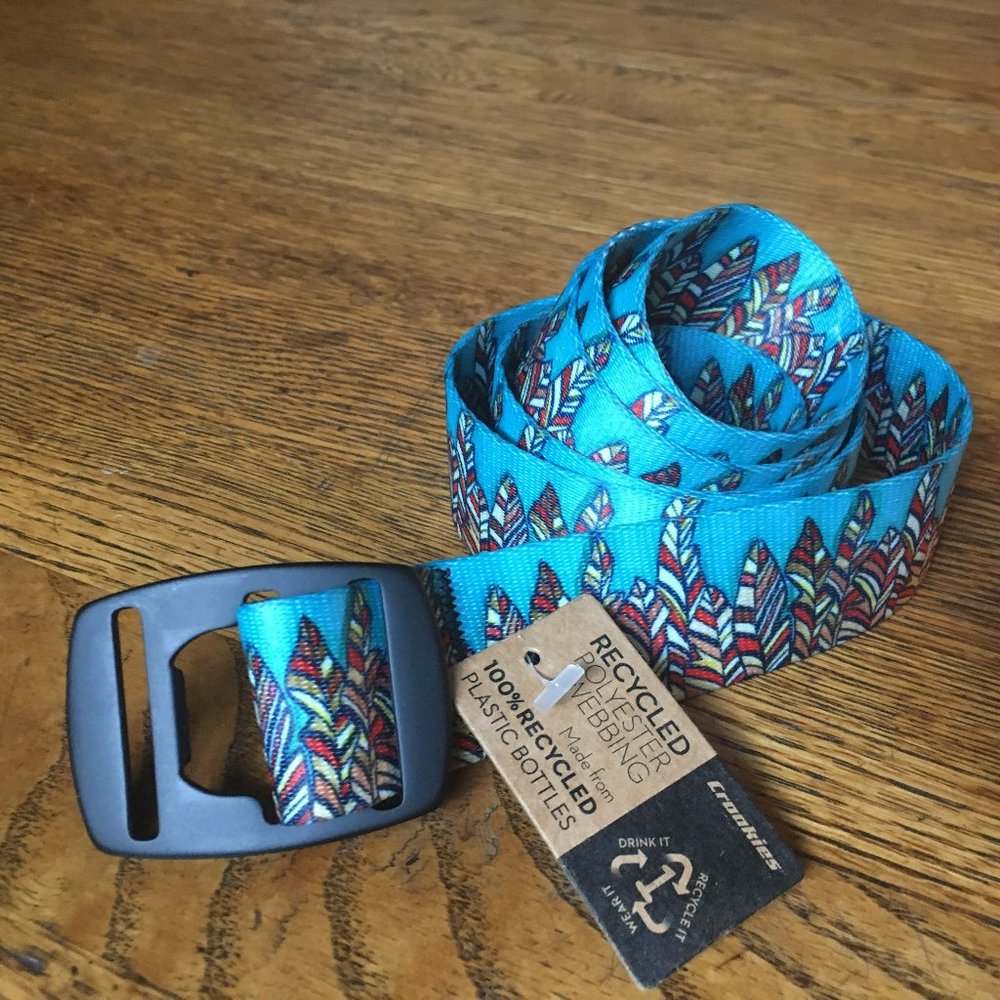 Belt Blue Bottle Opener Croakies Recycled